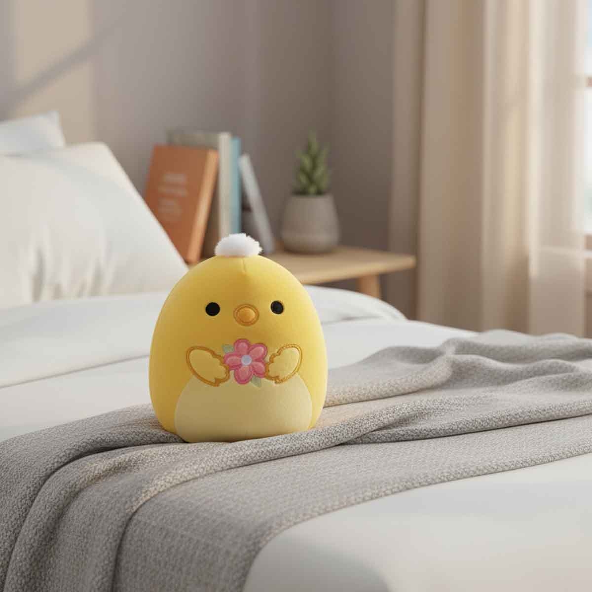 Squishmallows 7.5″ Triston the Chick with 5″ Triston the Chick Plush Toy Bundle Unisex, 3-4 Years