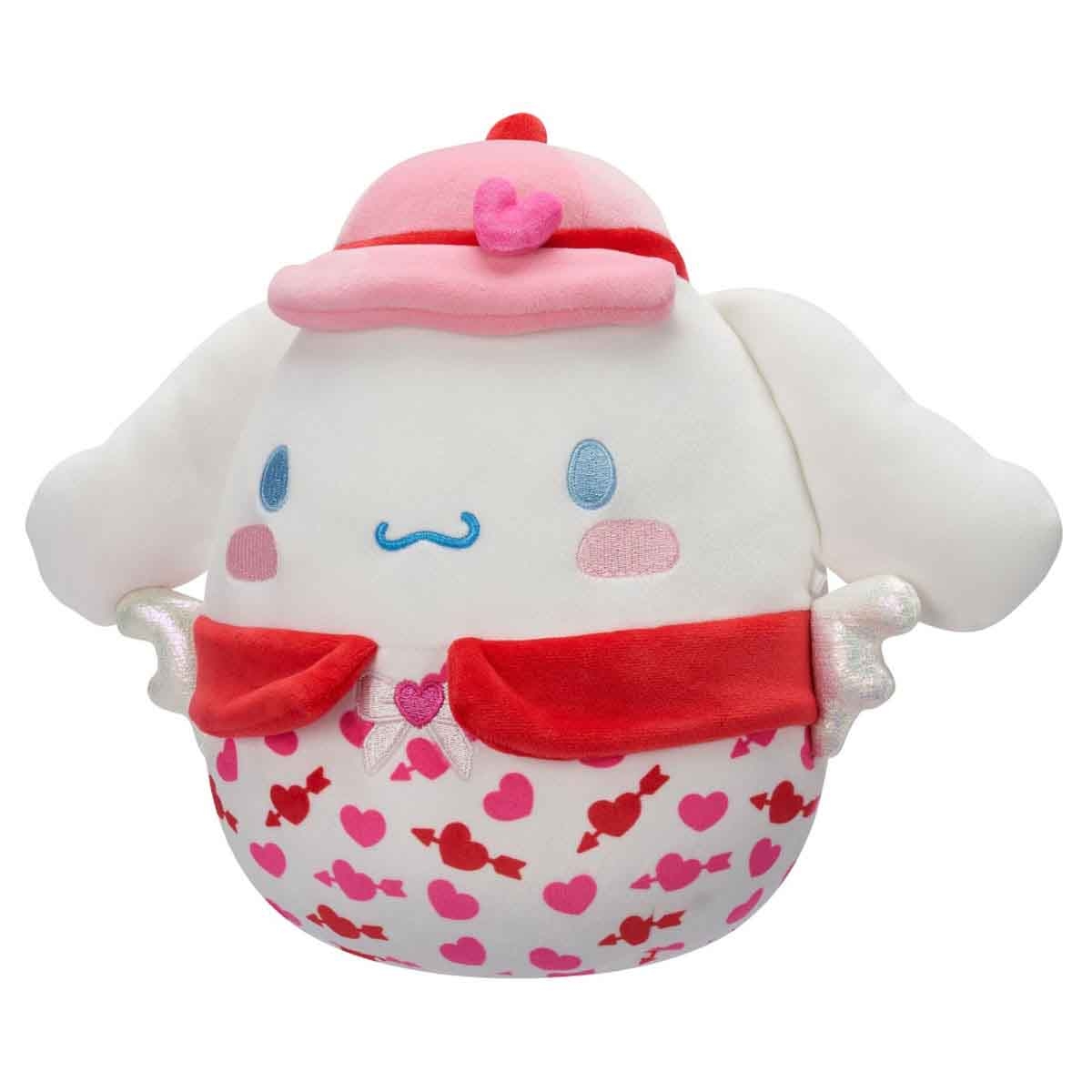 Squishmallows 8″ Valentine Hello Kitty and Friends Cinnamoroll Cupid Plush Toy Girls, 3-4 Years
