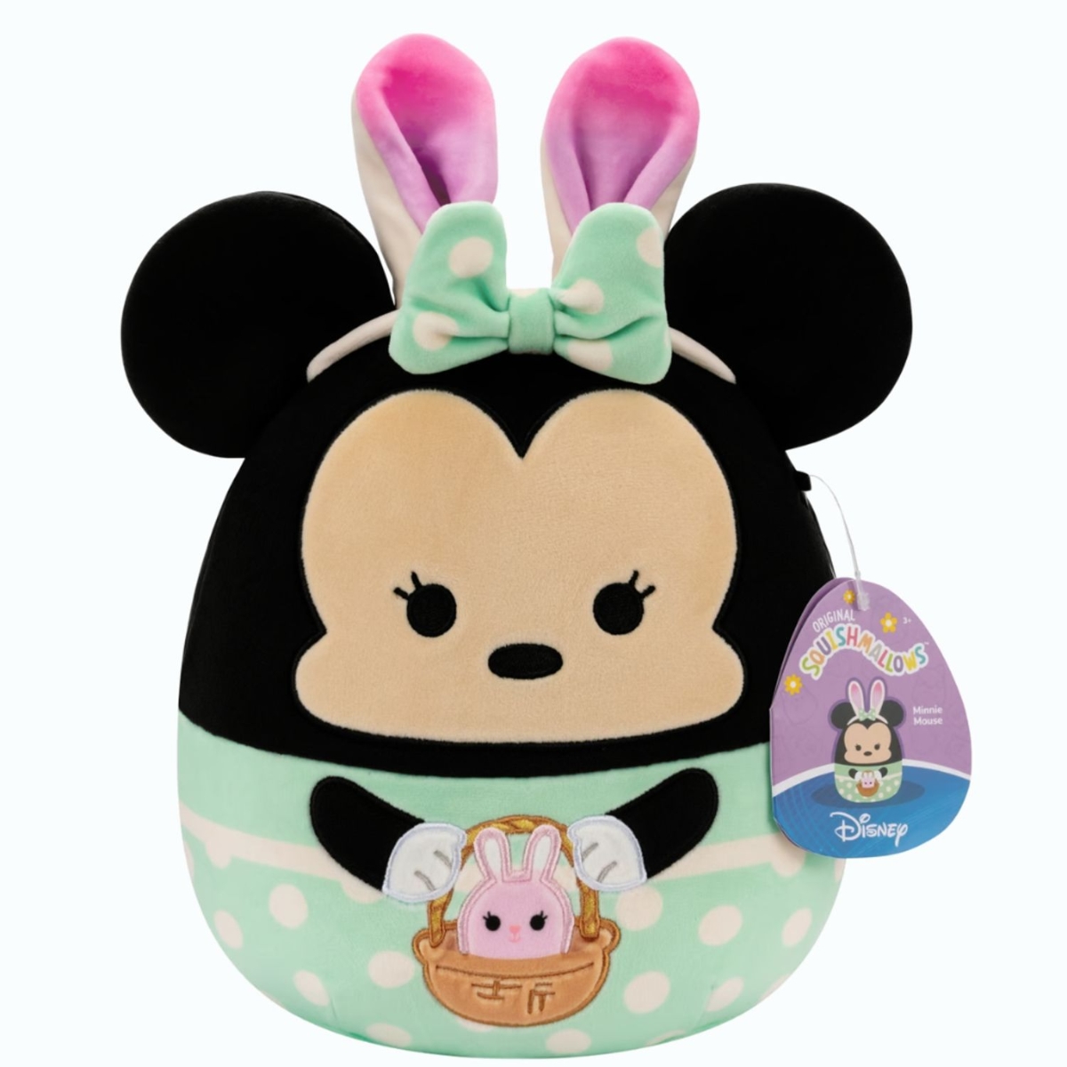 سكويشمالوز لعبة محشوة 8 إنش، ميني ماوس عيد الفصح، للجنسين، من عمر 3 إلى 4 سنوات