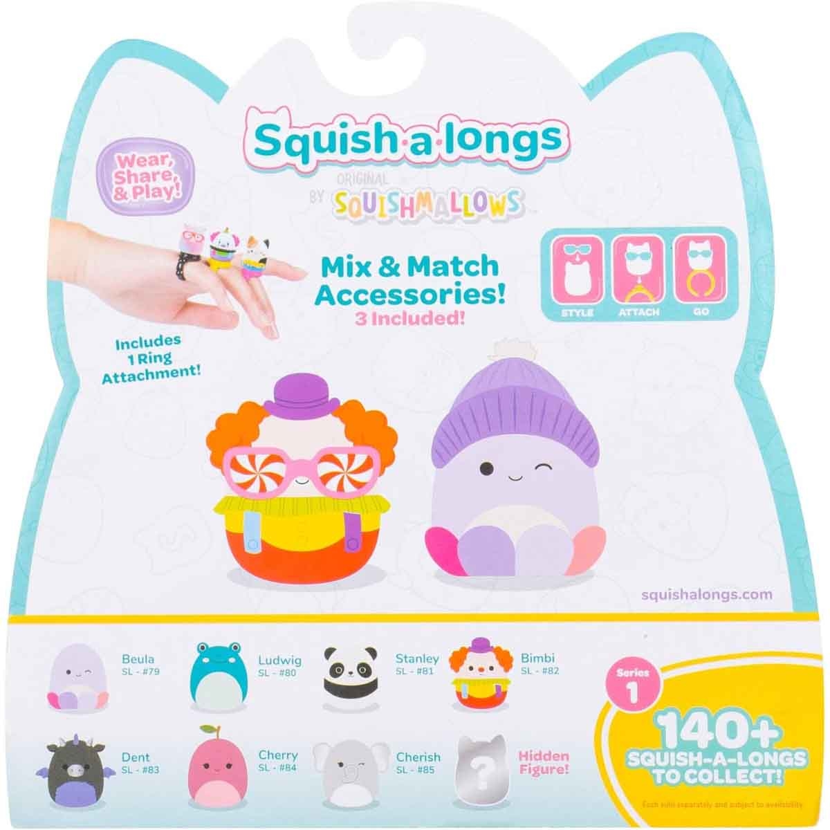 Squishmallows Angie the Shiba Playset Unisex, 3-4 Years, Pack of 8