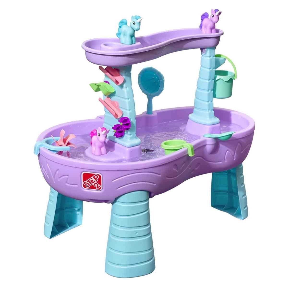 Step2 Rain Showers & Unicorn Water Table Toddler, 0-2 Years