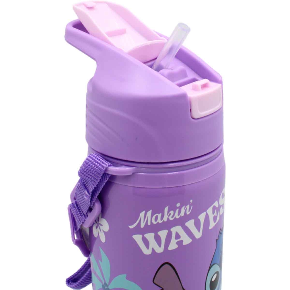 ستيتش زجاجة ماء ستانلس ستيل معزولة ومضادة للتسرب سعة 600 مل