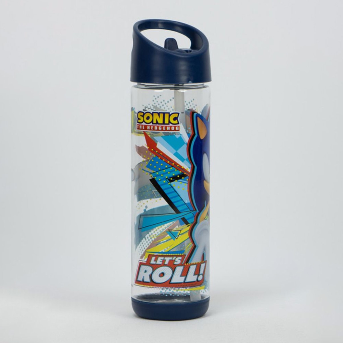 سنس بي تي إس ديزني سونيك زجاجة ماء بلاستيكية للجنسين، من عمر 3 إلى 4 سنوات