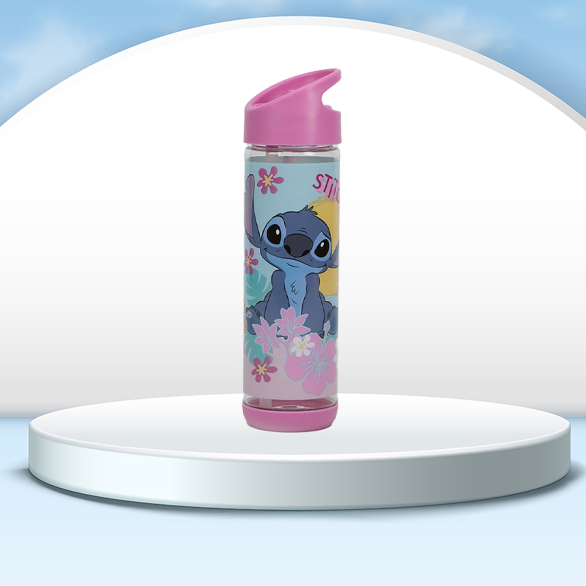 سنس بي تي اس زجاجة ماء بلاستيكية ديزني ستيتش S-4300SCH للجنسين، 3-4 سنوات