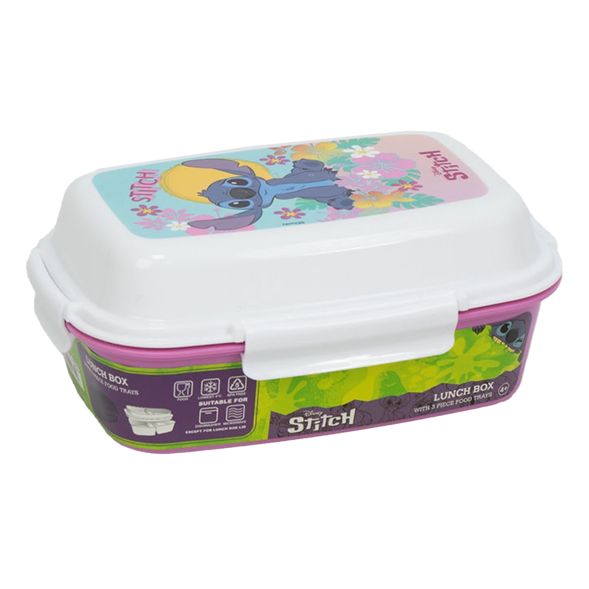 سنس بي تي اس علبة غداء ديزني ستيتش S-4404SCH للجنسين، 3-4 سنوات