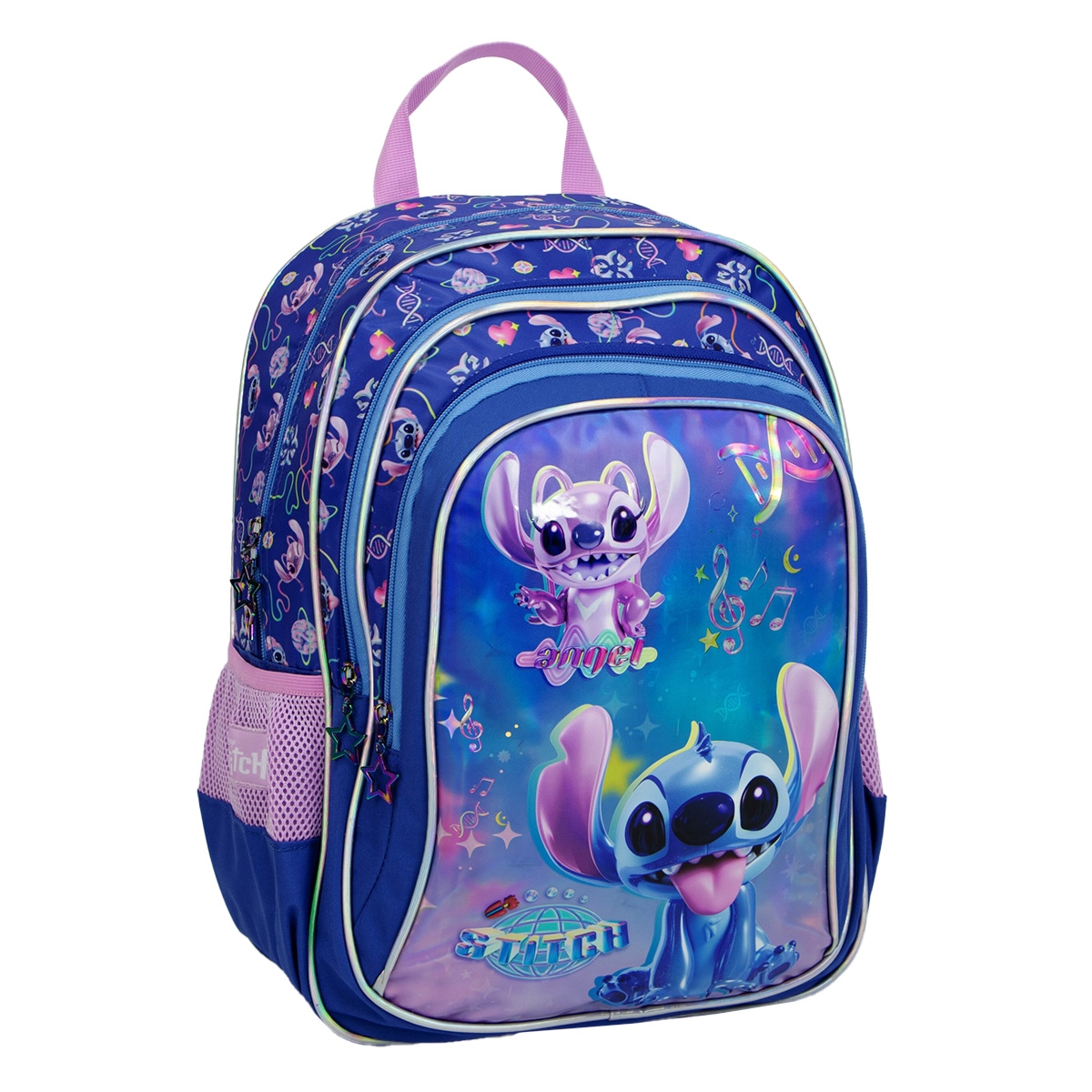 سنس بي تي اس شنطة ظهر ديزني ستيتش S-7317DSH للجنسين، 3-4 سنوات