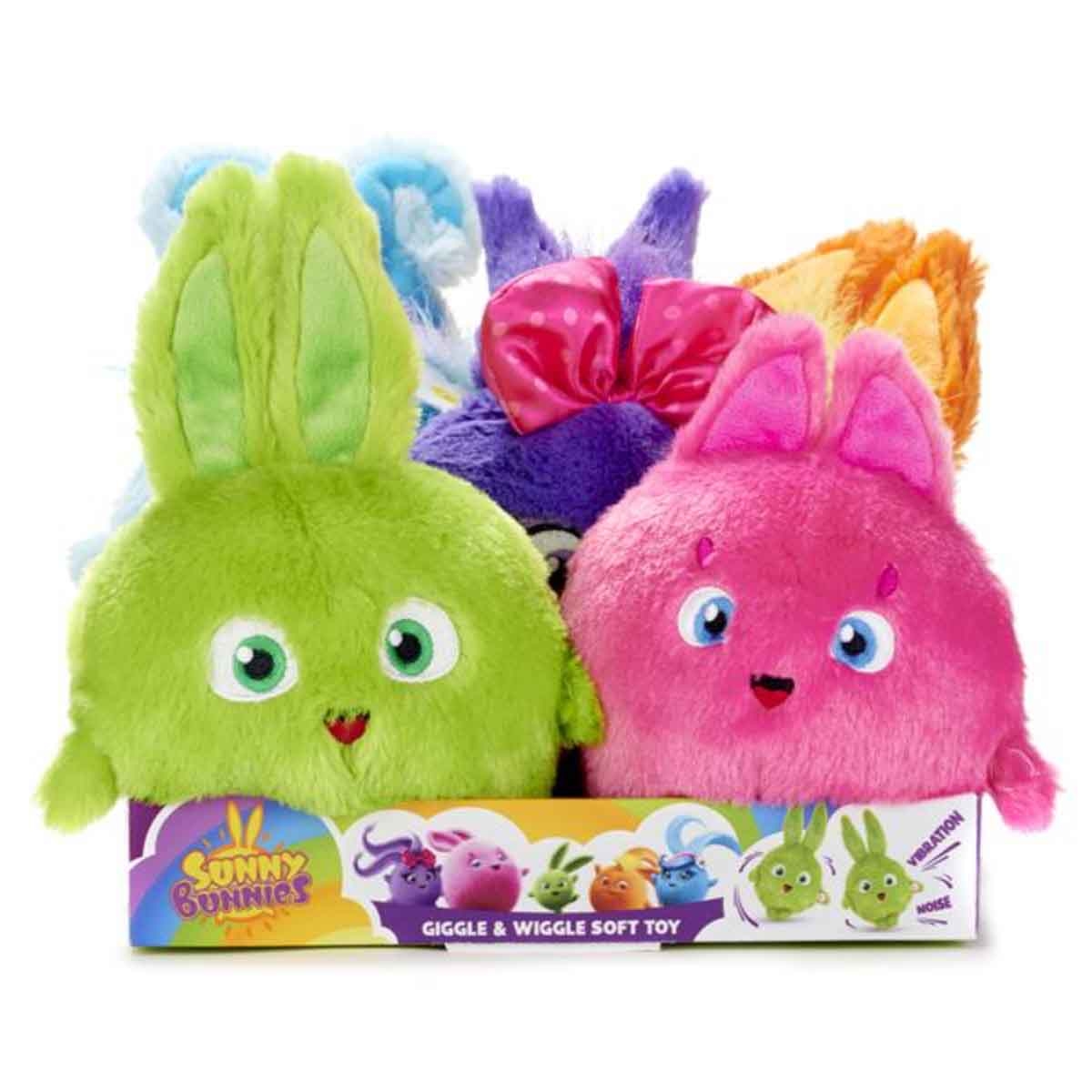 ساني باني لعبة محشوة صغيرة جيغل آند ويغل للجنسين، 3-4 سنوات