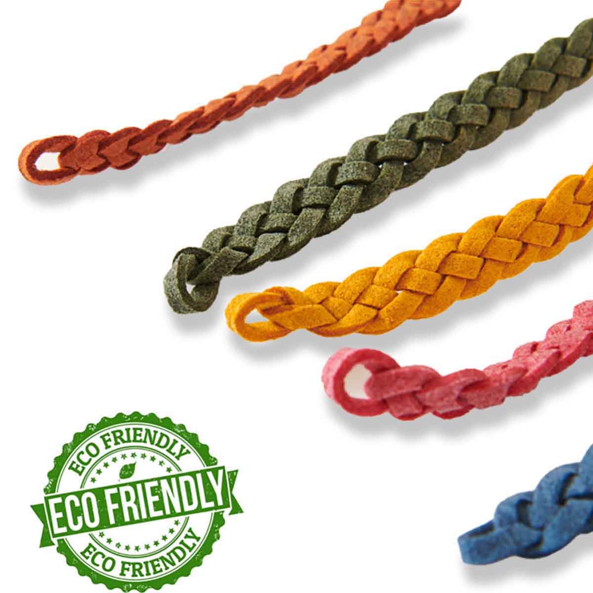 صنفينو أساور طاردة للبعوض منسوجة، مجموعة من 5