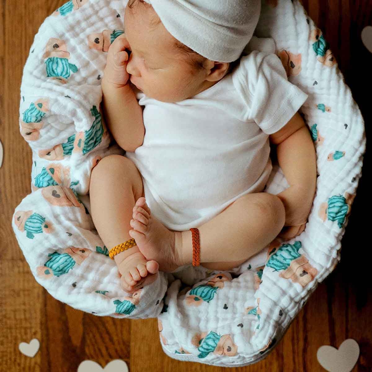 صنفينو أساور طاردة للبعوض منسوجة، مجموعة من 5