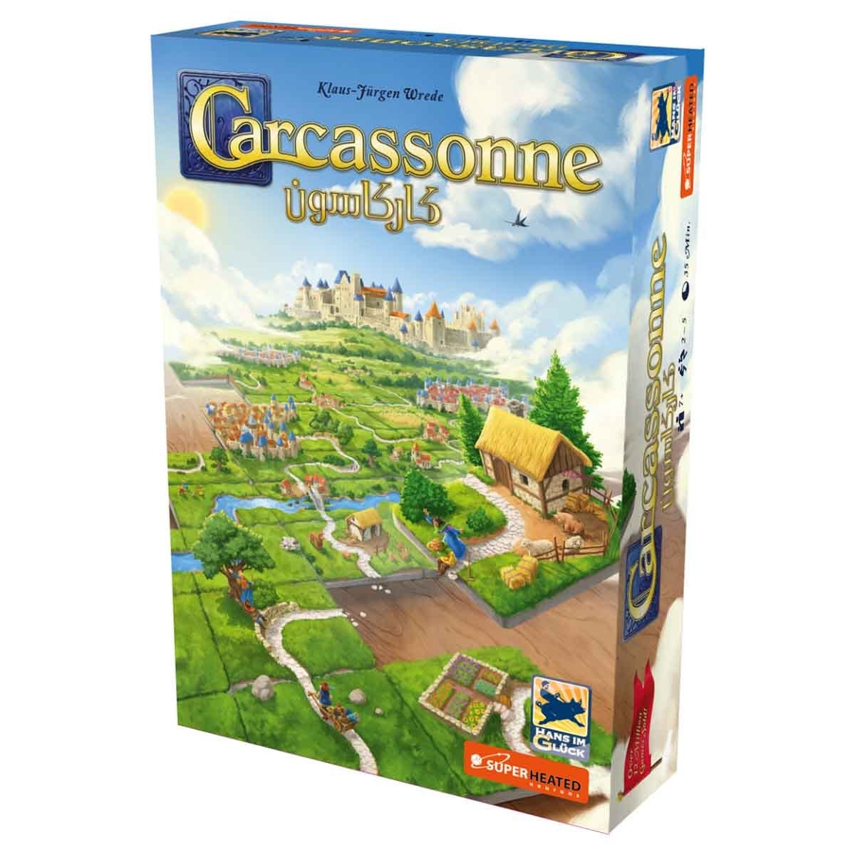 SuperHeated Neurons Carcassonne Board Game Unisex, 5-7 Years