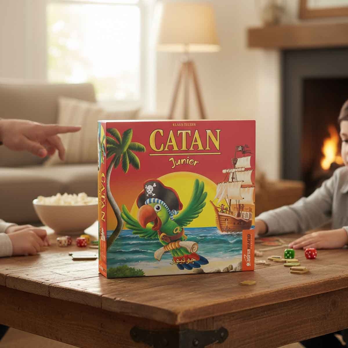 SuperHeated Neurons Catan Junior 2-4 Players Board Game Unisex, 5-7 Years