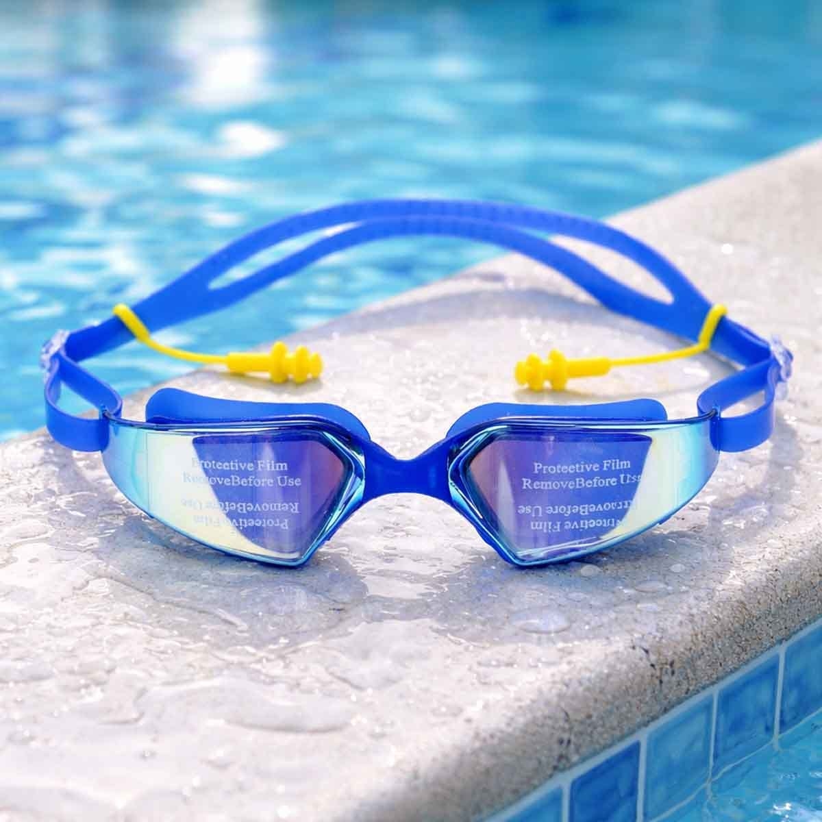 سوبريم سبورتس مجموعة نظارات سباحة متنوعة للكبار