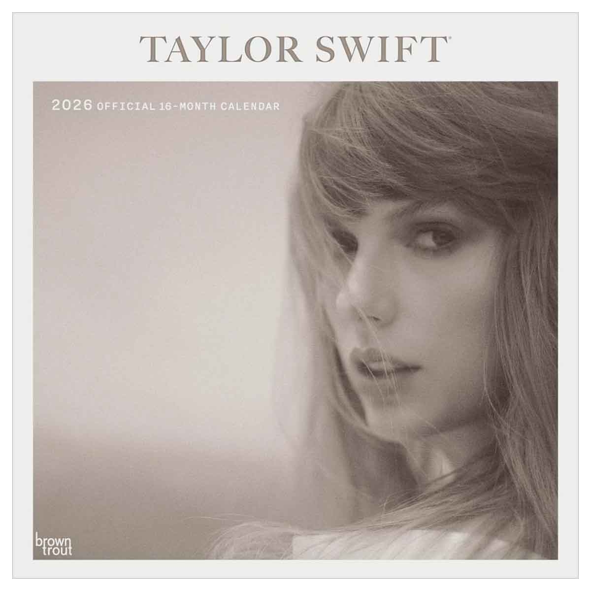 Taylor Swift Official 2026 Monthly Square Wall Calendar by Browntrout - 2025