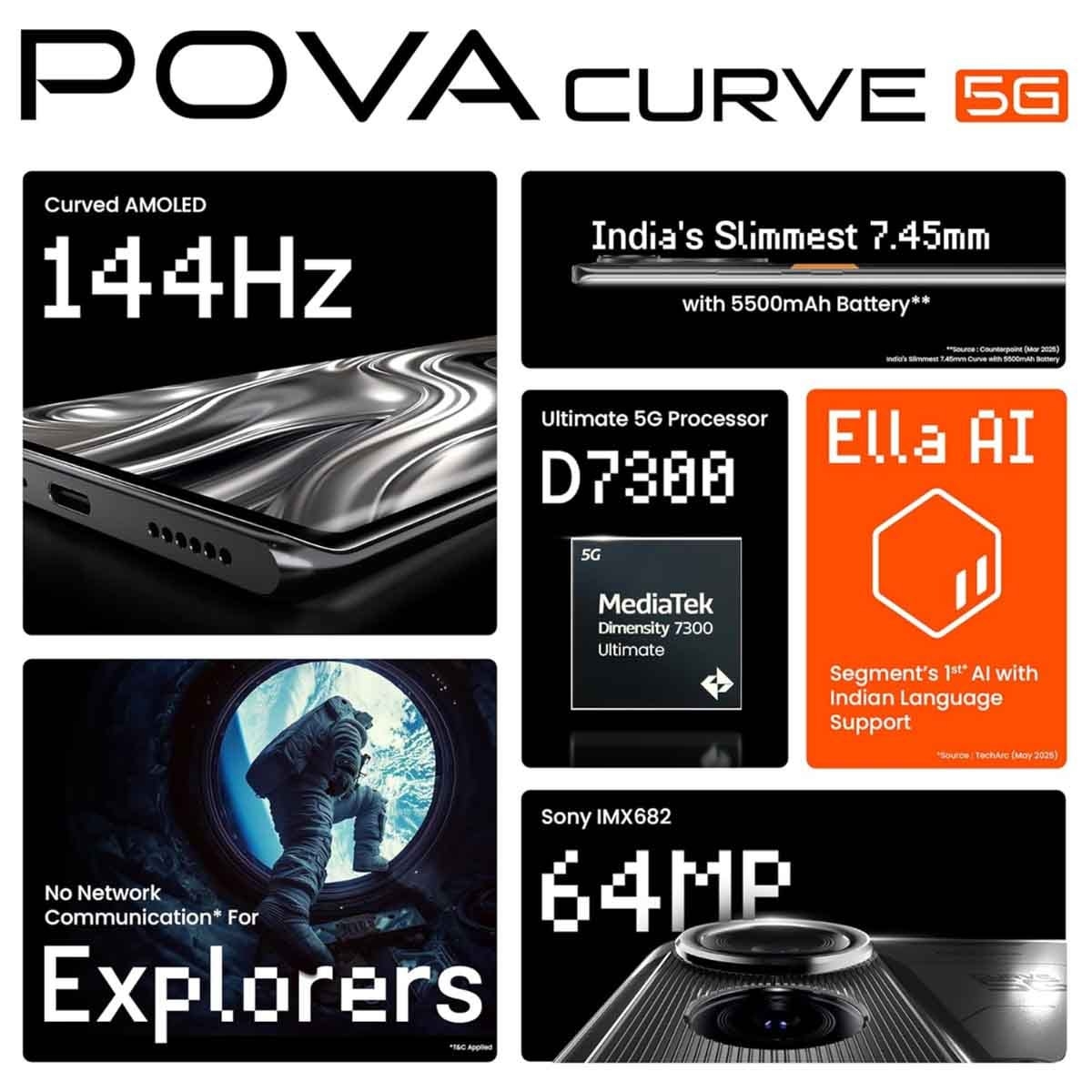 تكنو بوفا كيرف جوال أندرويد فايف جي