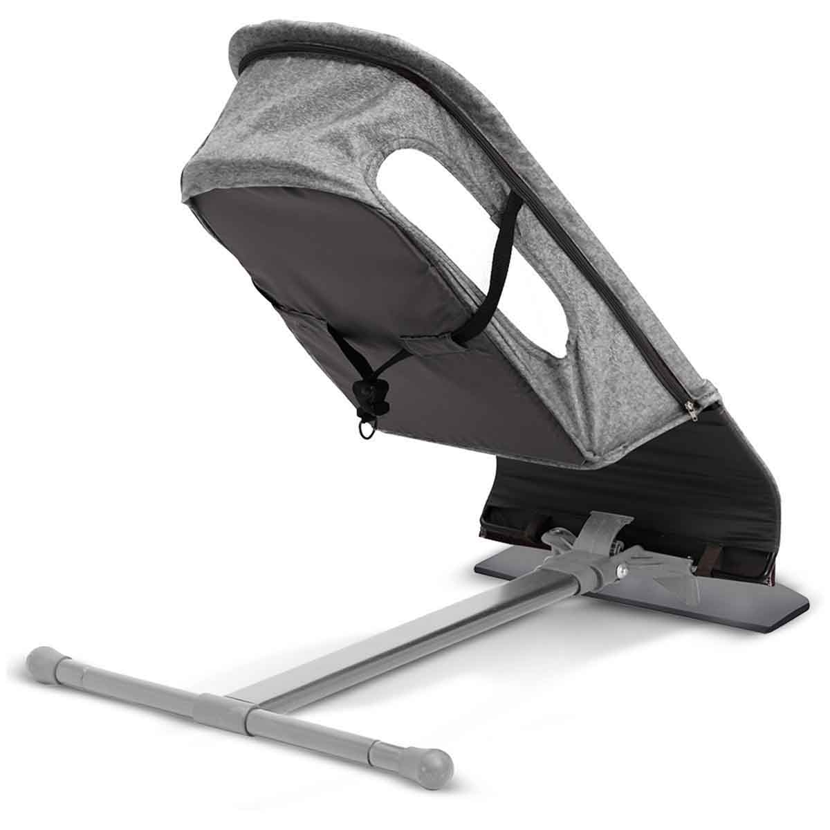 Teknum Dark Grey Baby Bouncer with Grab Toys