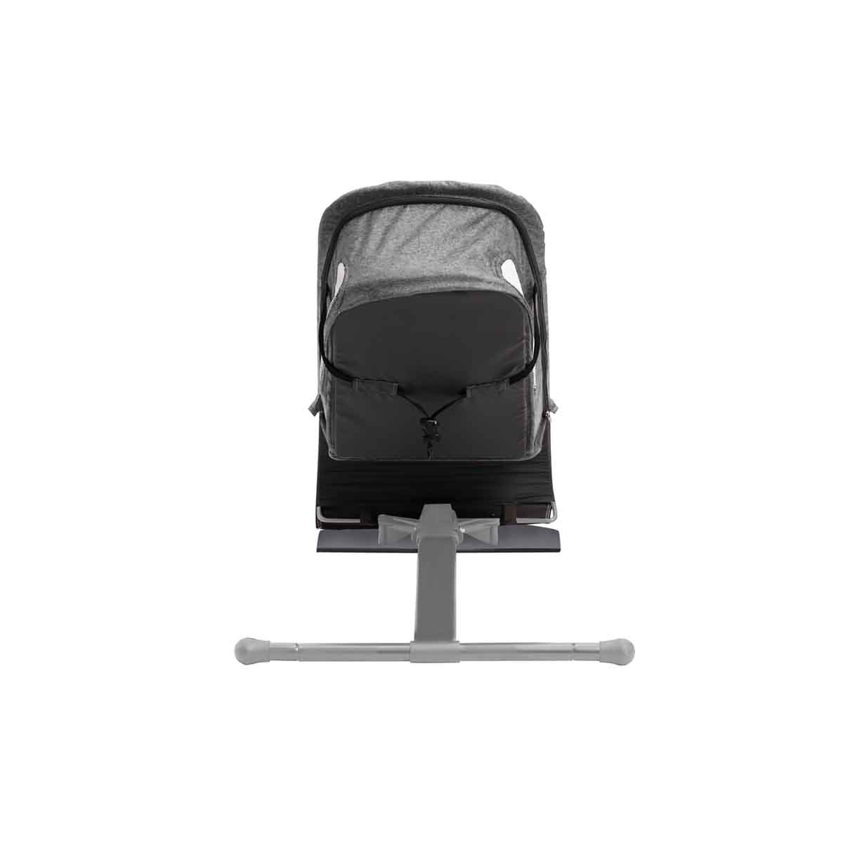 Teknum Dark Grey Baby Bouncer with Grab Toys