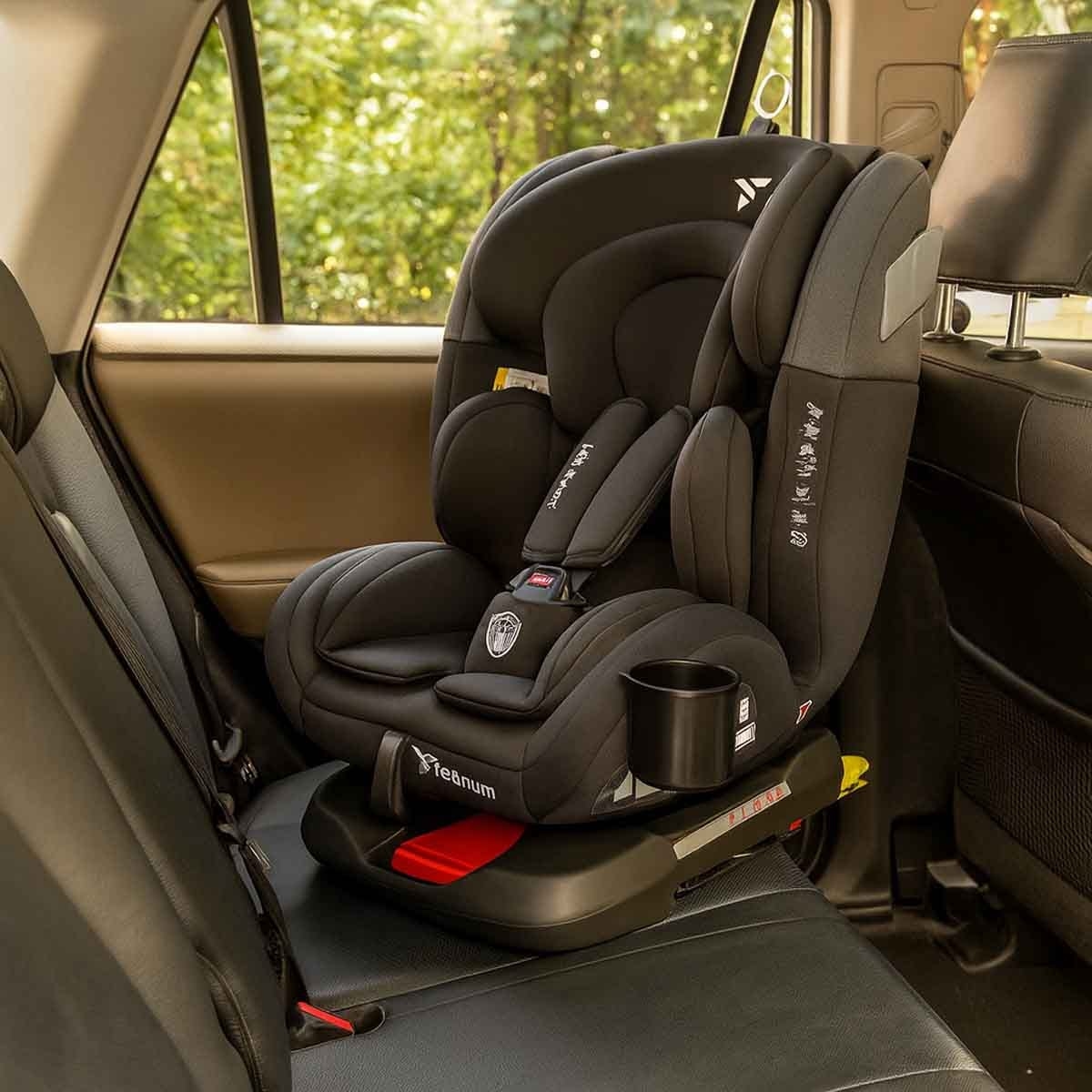 Teknum Black Evolve 360° Car Seat with Isofix Toddler, 0-2 Years