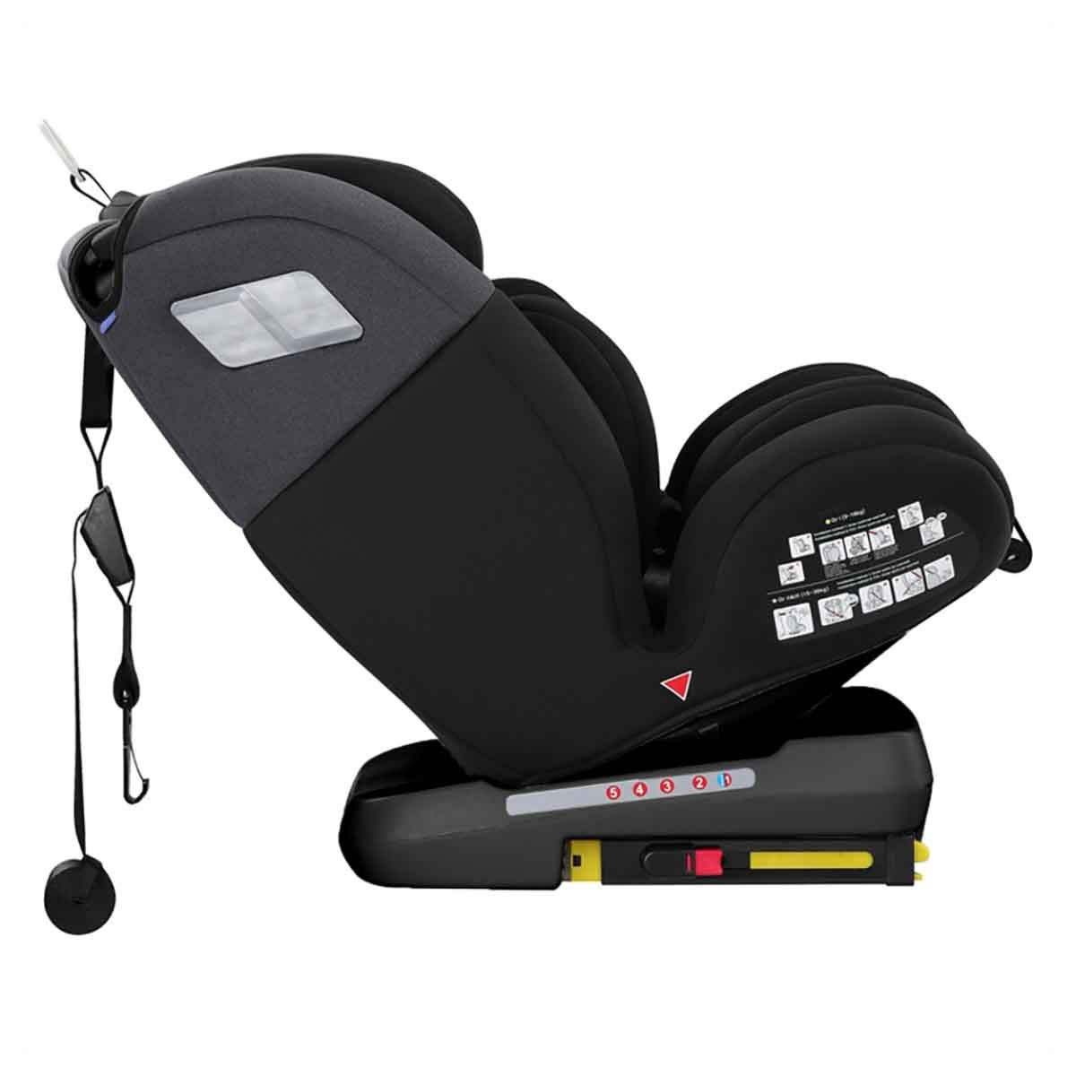 Teknum Black Evolve 360° Car Seat with Isofix Toddler, 0-2 Years