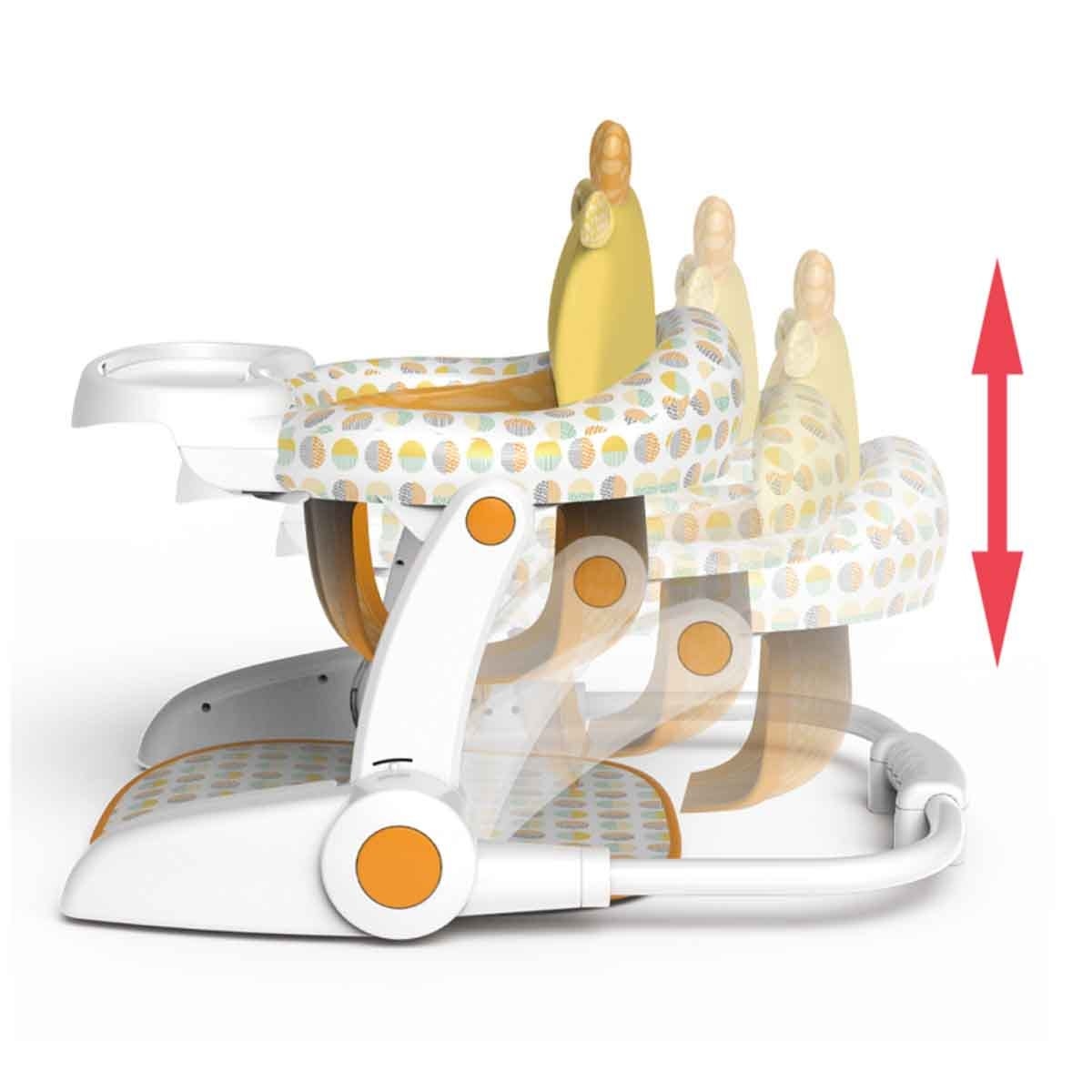 Teknum Giraffe Baby Portable Dining Feeding & Recliner Chair Toddler, 0-2 Years