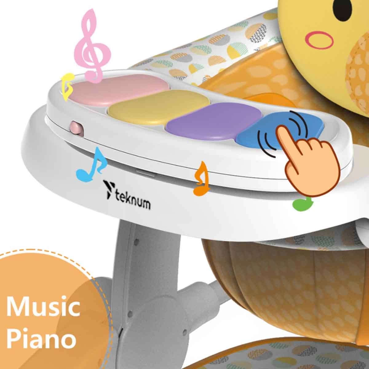 Teknum Giraffe Baby Portable Dining Feeding & Recliner Chair Toddler, 0-2 Years