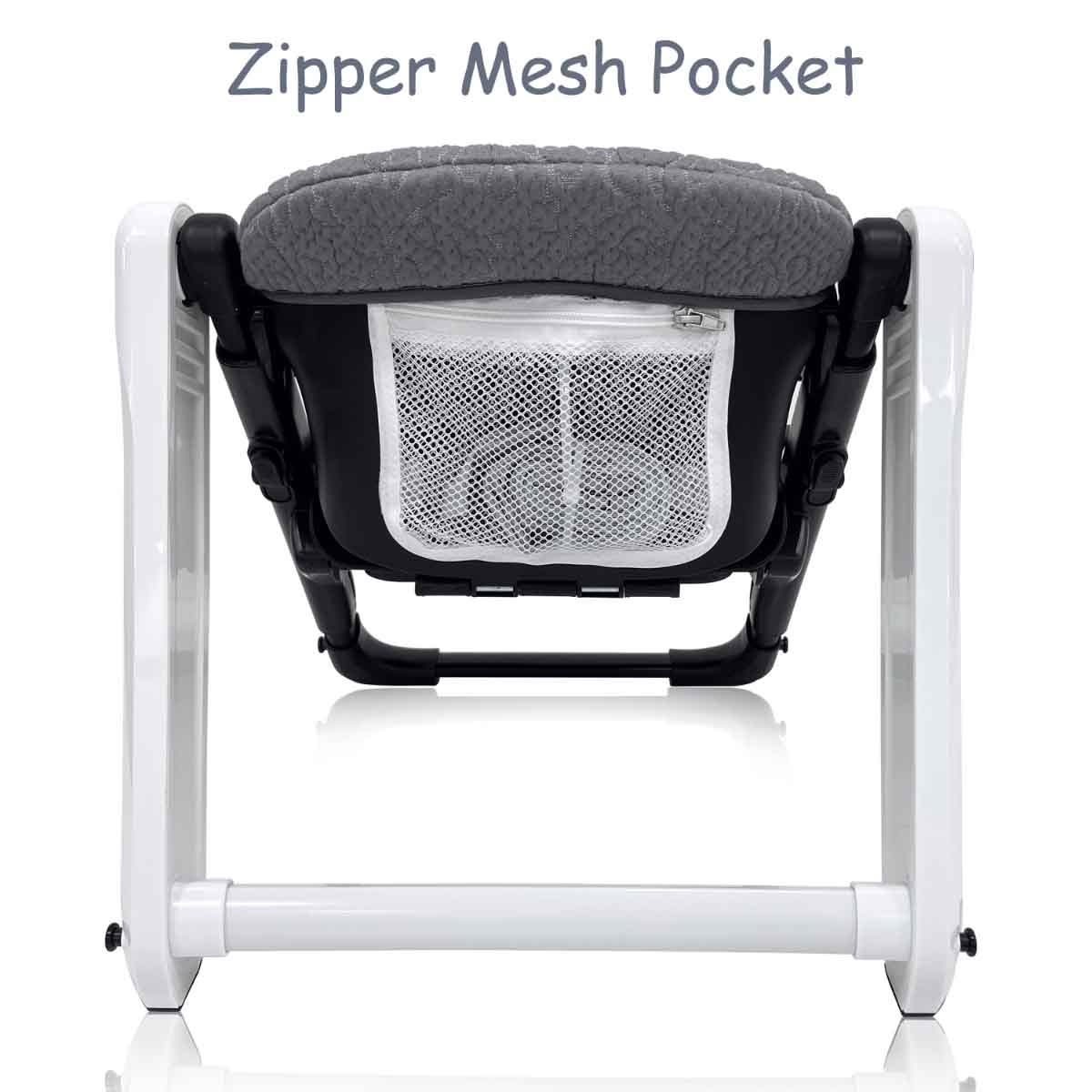 Teknum Grey 3-in-1 Kids Foldable Dining Booster Chair Toddler, 0-2 Years