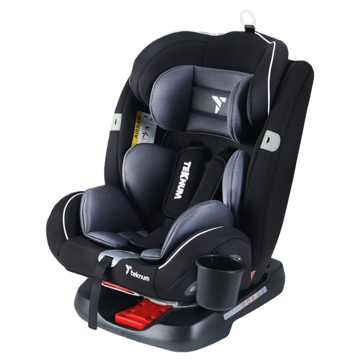 Teknum Grey Evolve 360 Car Seat Toddler, 0-2 Years