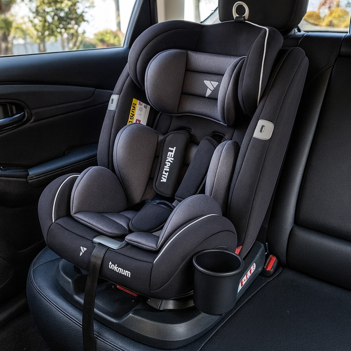 Teknum Grey Evolve 360 Car Seat Toddler, 0-2 Years