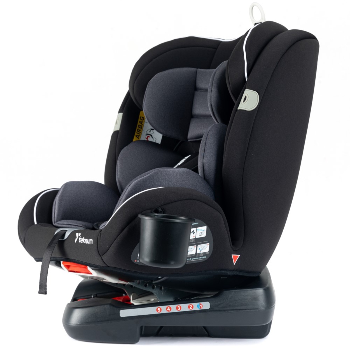Teknum Grey Evolve 360 Car Seat Toddler, 0-2 Years
