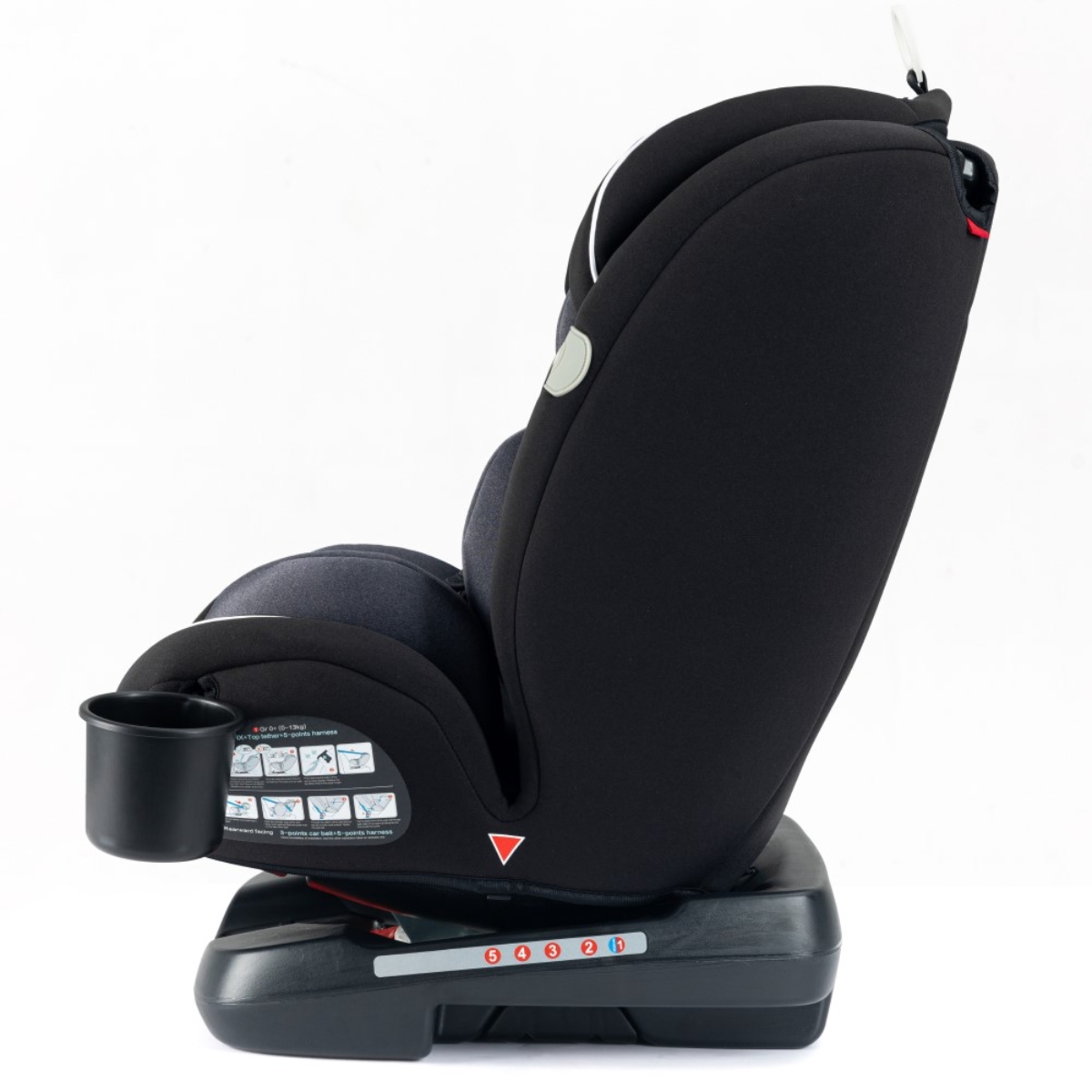 Teknum Grey Evolve 360 Car Seat Toddler, 0-2 Years