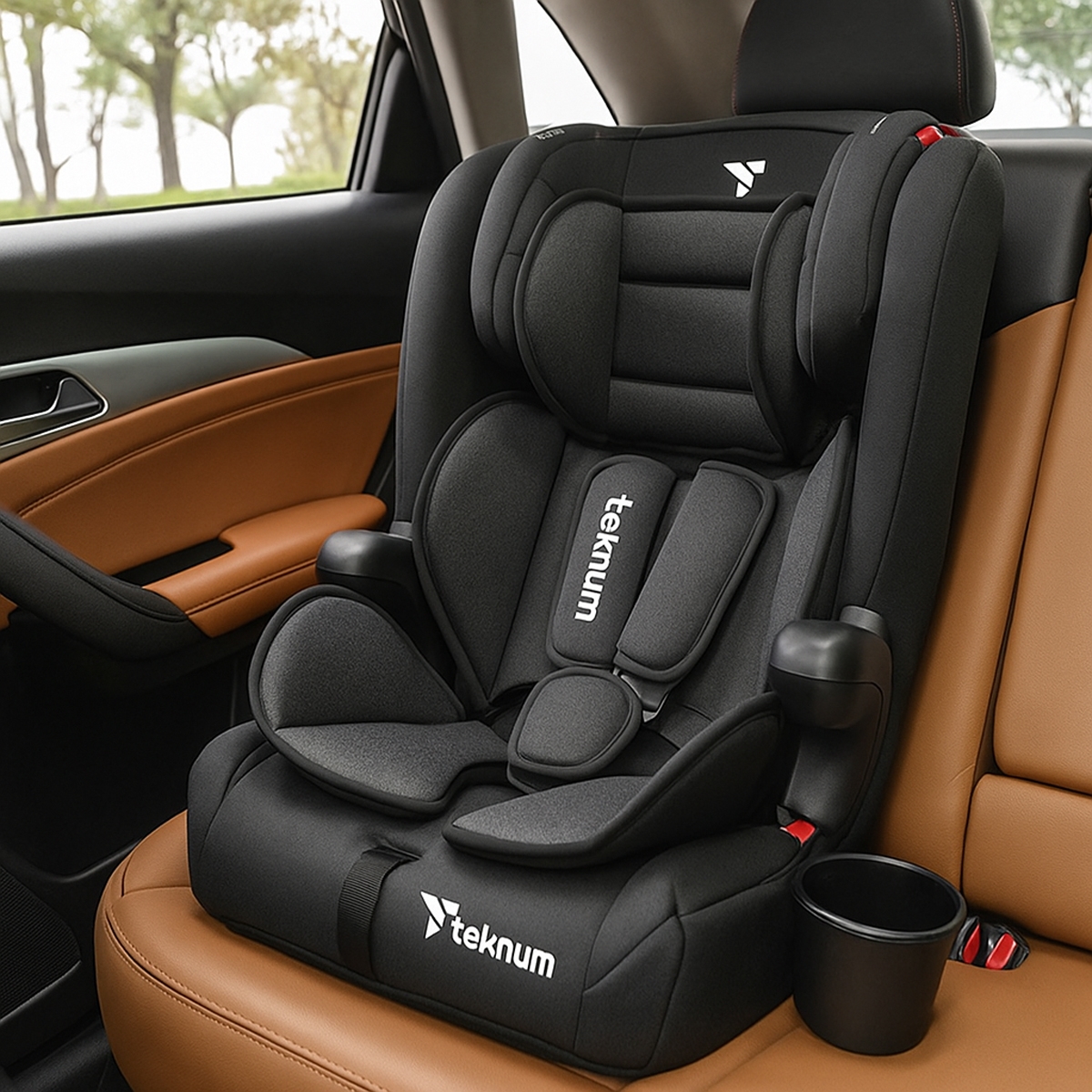 Teknum Pack & Go Foldable Car Seat Toddler, 0-2 Years