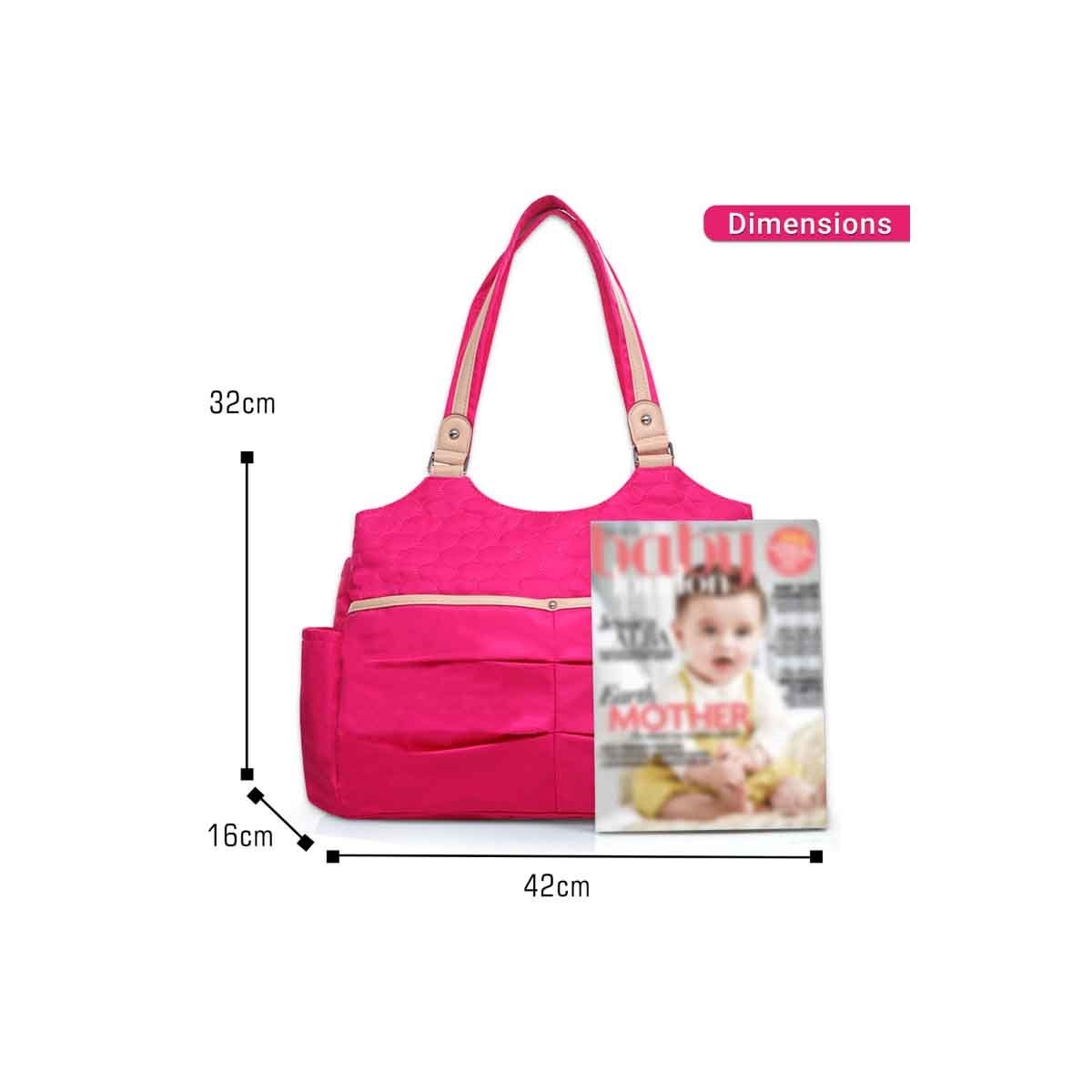 Teknum Wine 3-in-1 Pram Stroller with Sunveno Diaper Tote Bag Set Toddler, 0-2 Years