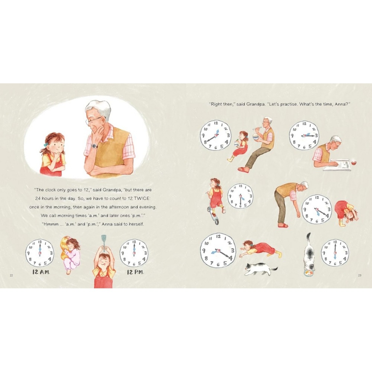 Telling the Time with Anna: First Skills تأليف فيفيان فرينش - 1 أغسطس 2024