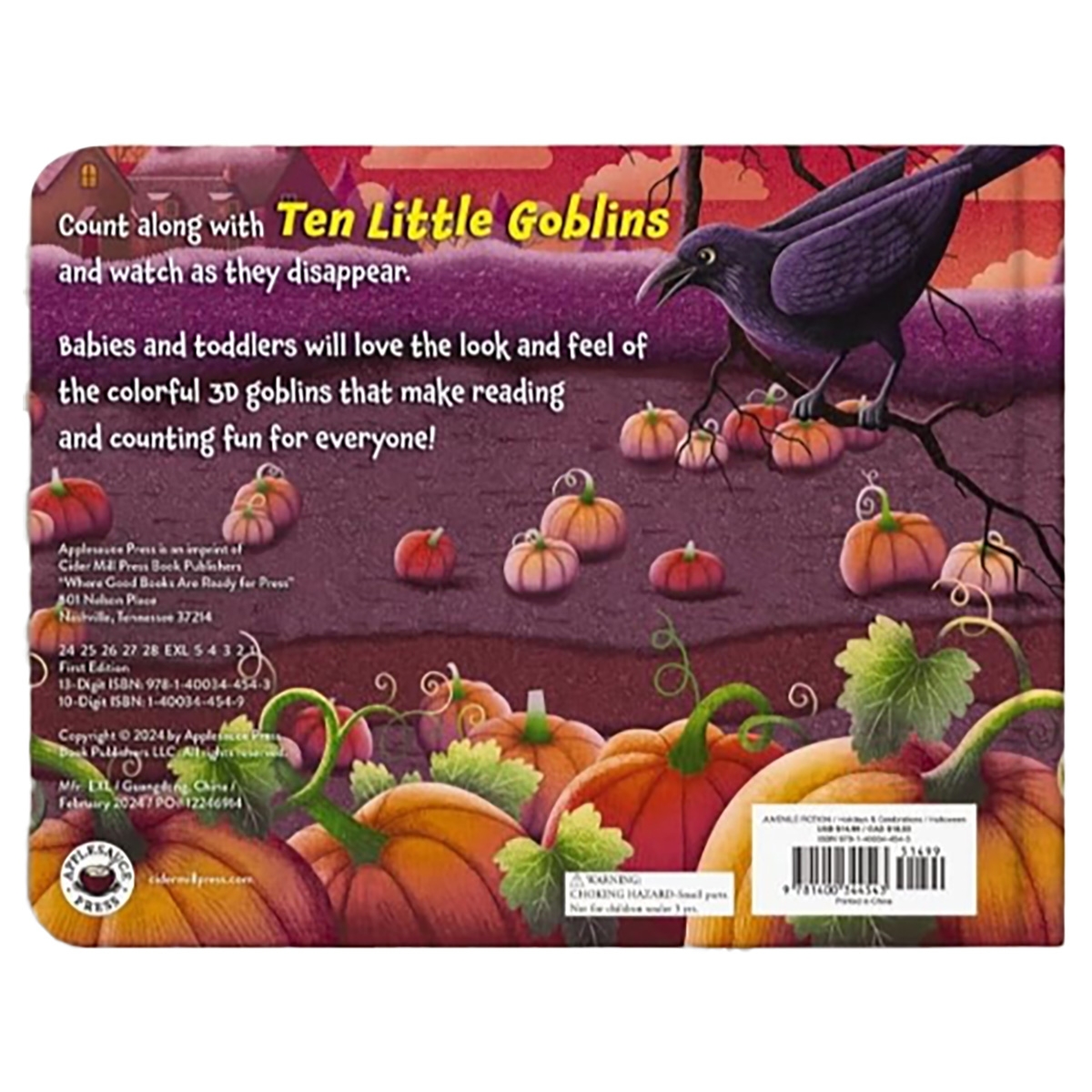 Ten Little Goblins : A Counting Storybook by Amanda Sobotka - 15 Aug 2024
