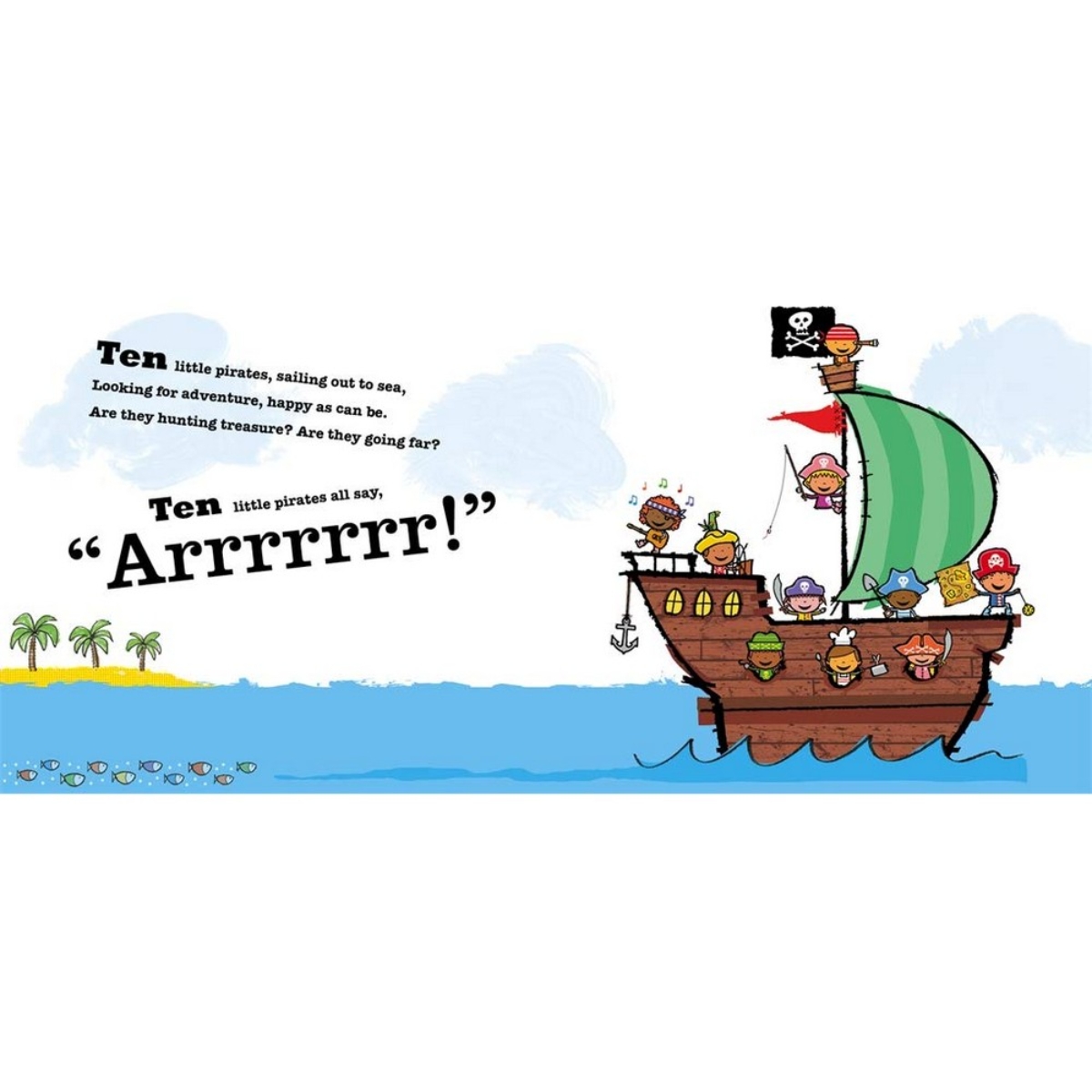 Ten Little Pirates تأليف مايك براونلو - 6 فبراير 2014