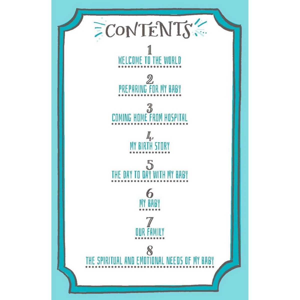 The Baby Book Journal: طفلك، قصتك تأليف راشيل واديلوف - 21 أكتوبر 2016