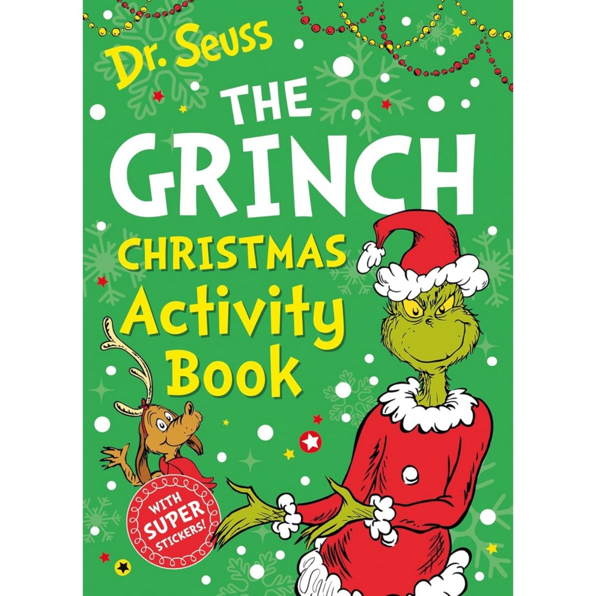 The Grinch Christmas Activity Book with Super Stickers by Dr. Seuss - 26 Sep 2024