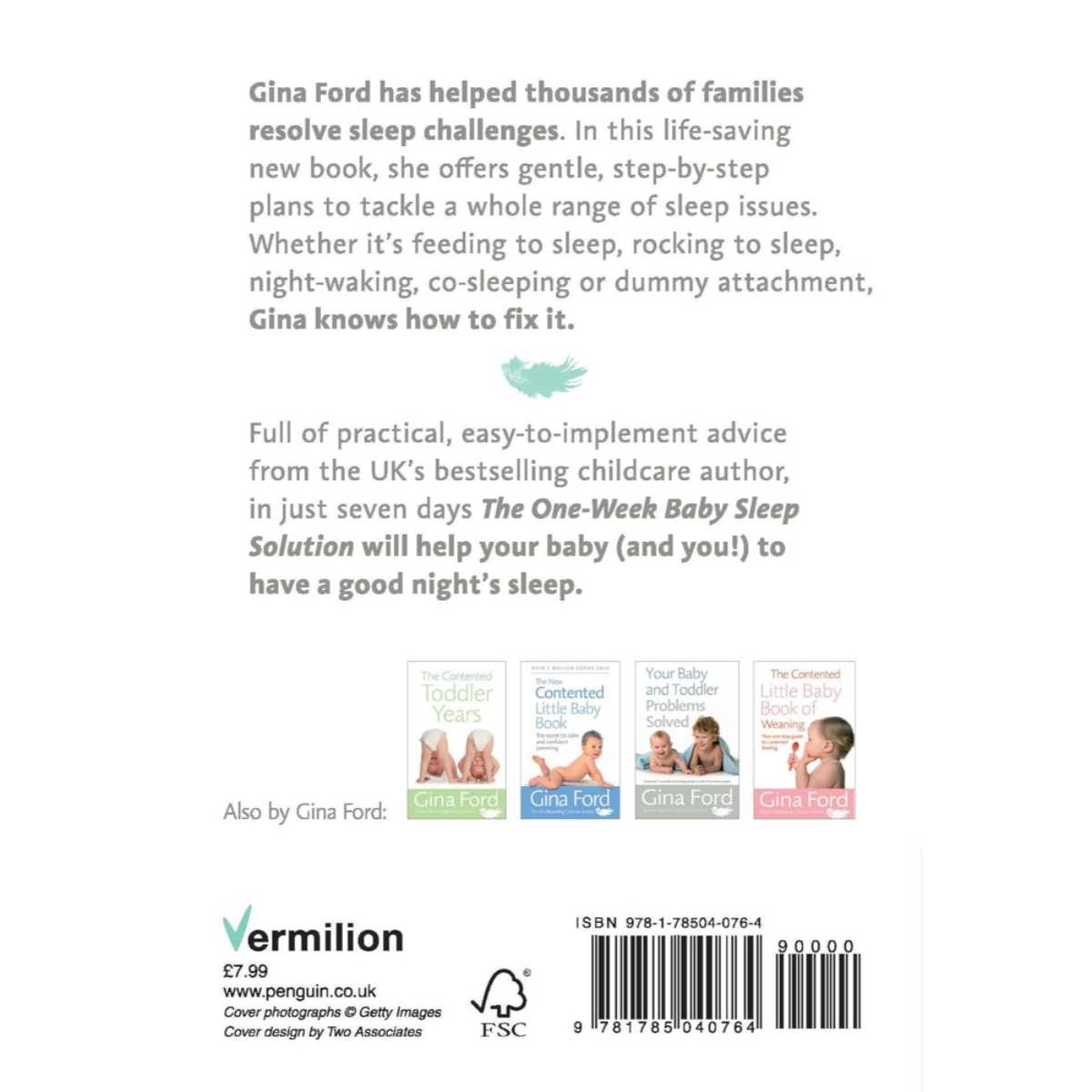 The One-Week Baby Sleep Solution: خطة لمدة 7 أيام لنوم هادئ للطفل ولكِ أيضًا! تأليف جينا فورد - 1 أغسطس 2016