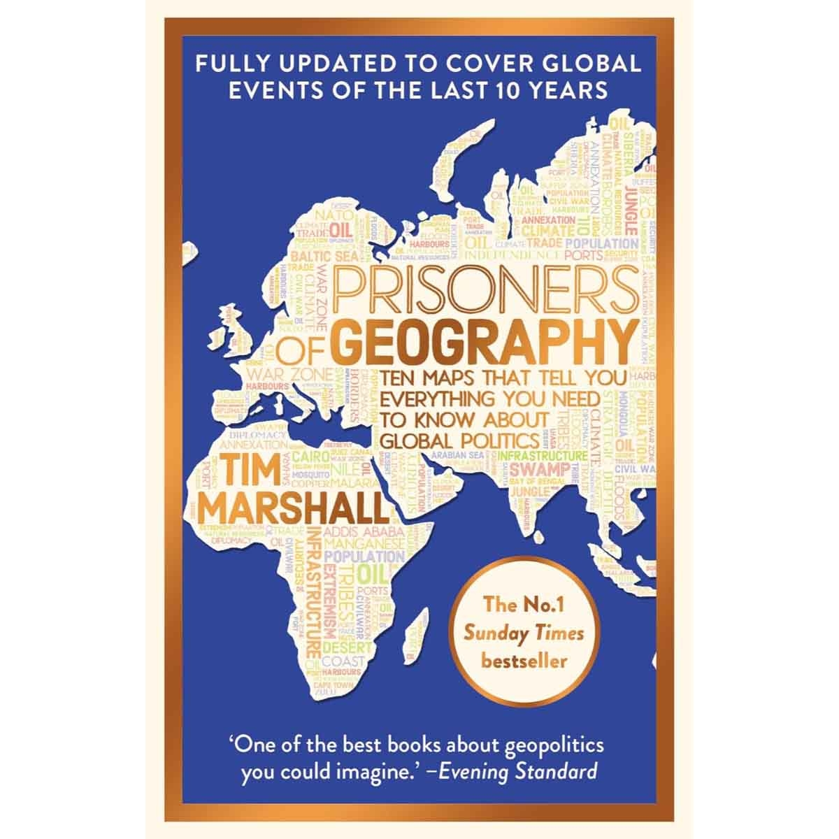 The Prisoners of Geography Updated 10th Anniversary Edition by Tim Marshall - 10-04-2025