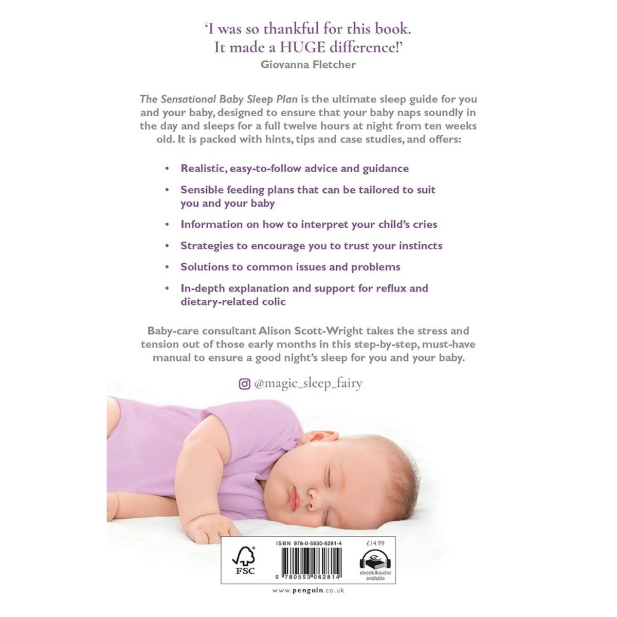 The Sensational Baby Sleep Plan : دليل عملي لتربية غنية بالنوم وخالية من التوتر تأليف أليسون سكوت رايت - 8 يناير 2010