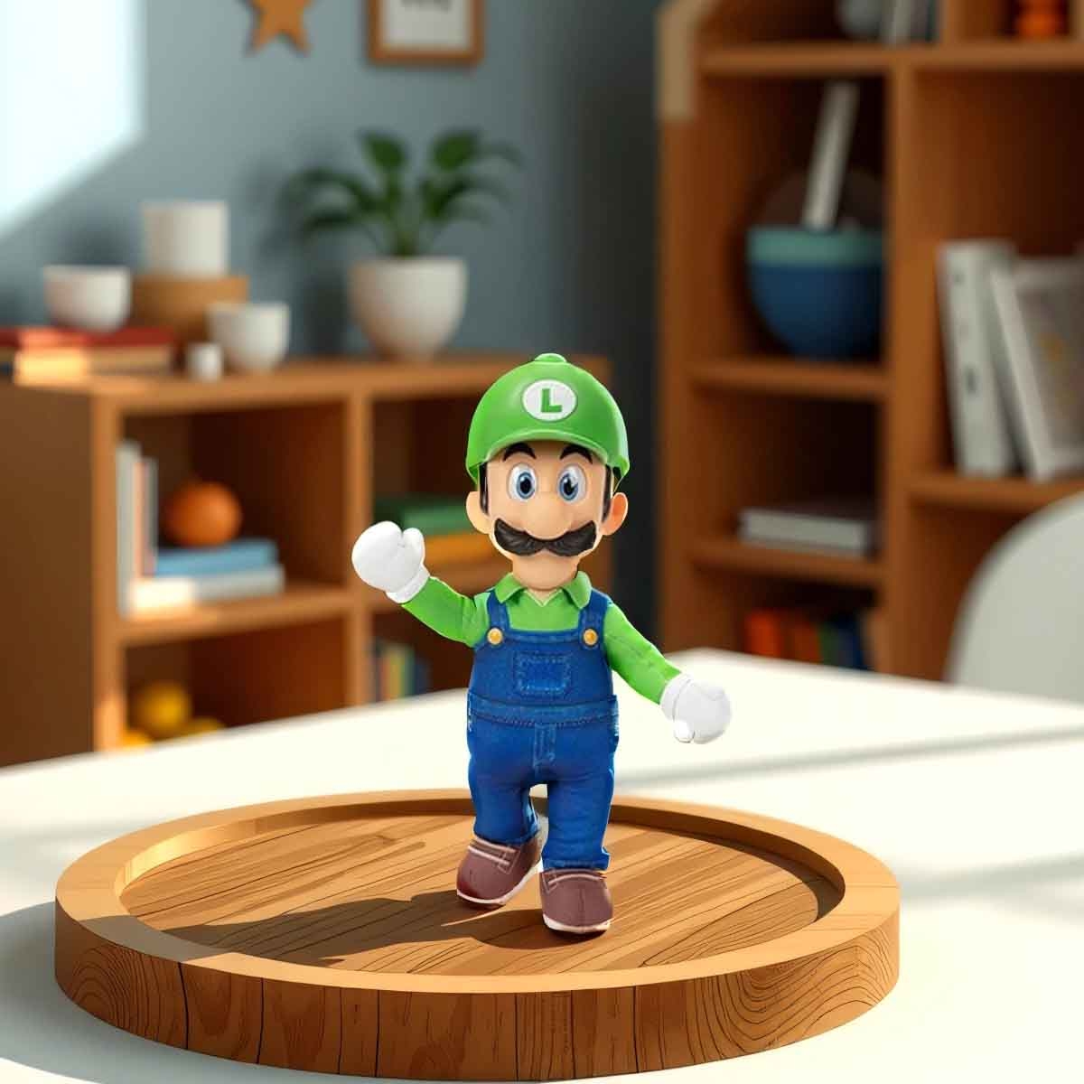 ذا سوبر ماريو بروس فيلم شخصية محشوة لويجي روتو 14 انش للأولاد عمر 3-4 سنوات