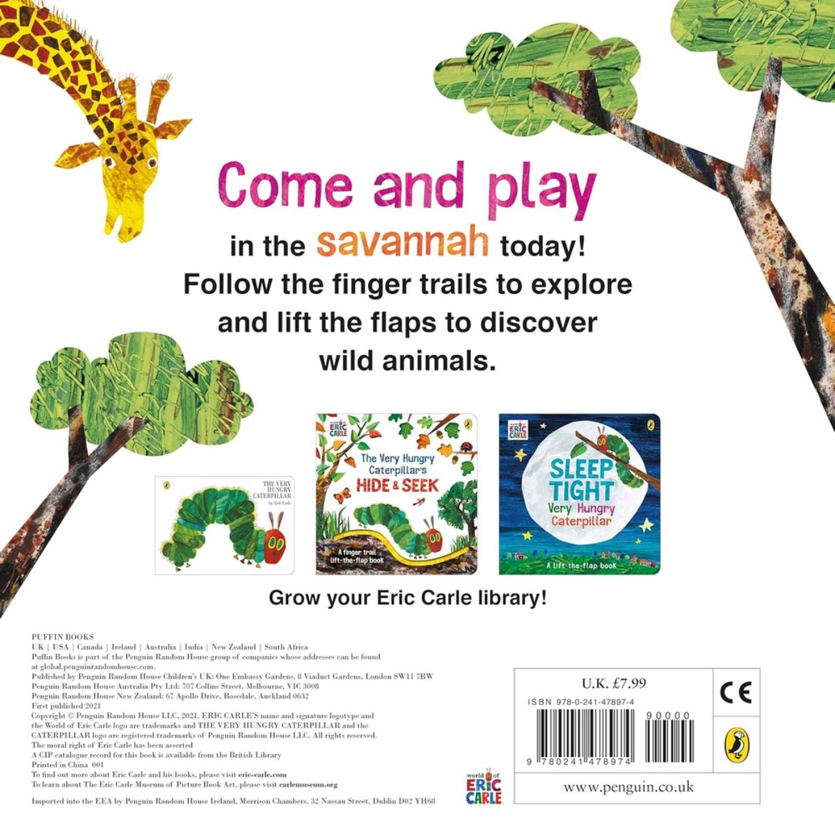The Very Hungry Caterpillar's Wild Animal Hide-And-Seek: تأليف إريك كارل - 29 أبريل 2021