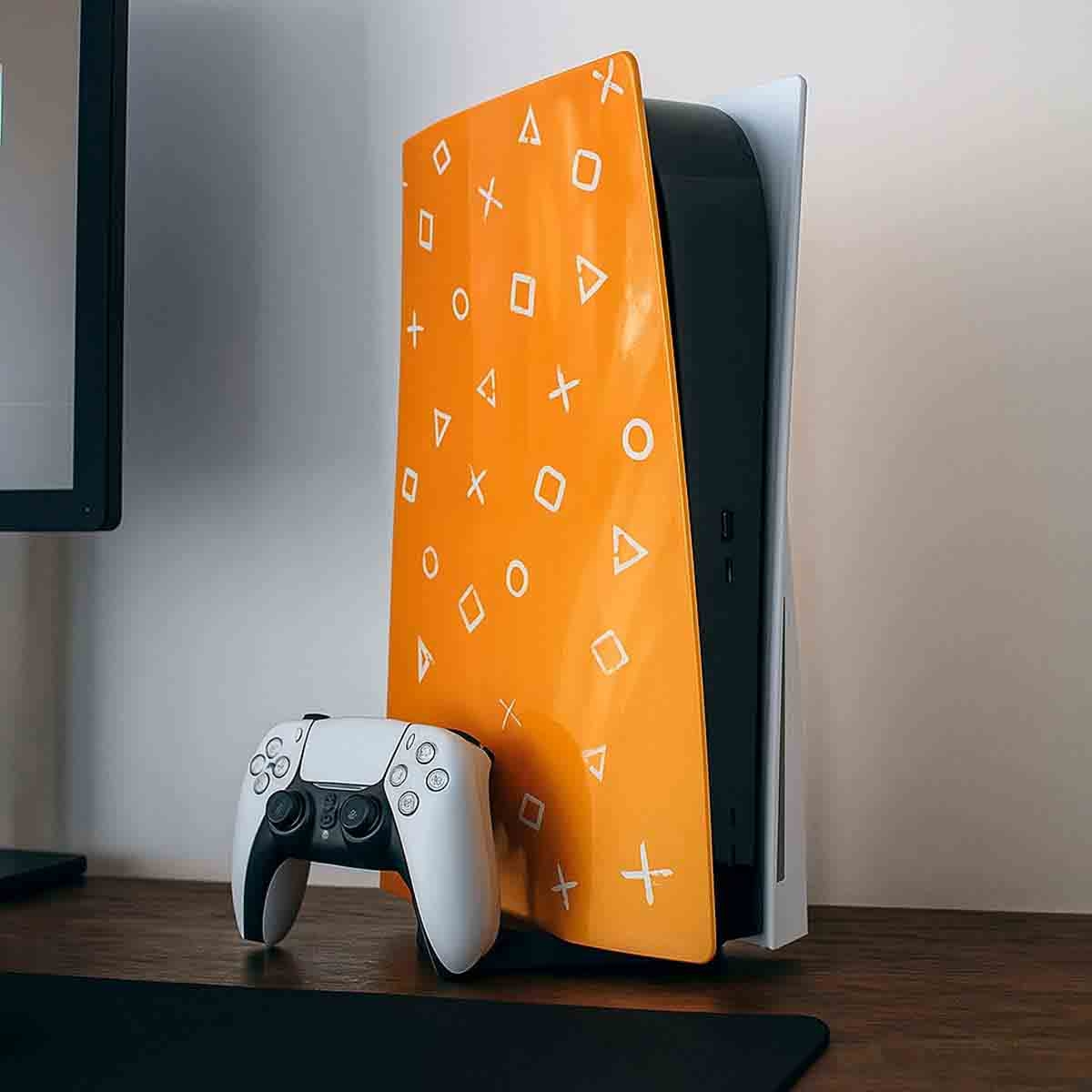 ThreeSixNine Golden Protective Cover for PlayStation 5 Console