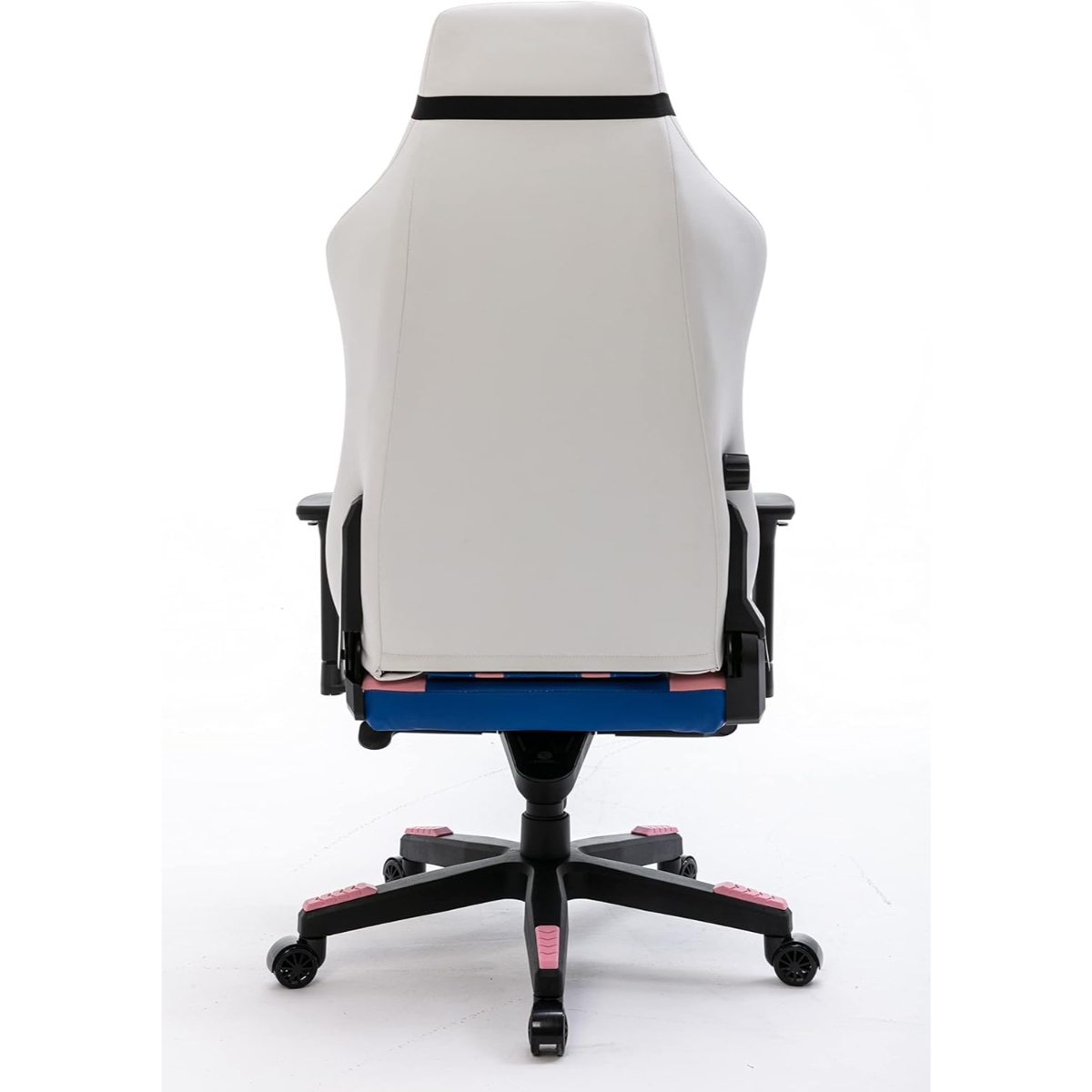 ThreeSixNine Pink/White Adjustable K4 Gaming Chair
