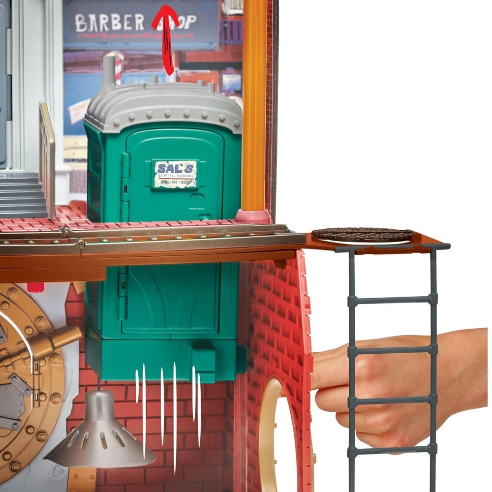 TMNT MNT83478 Sewer Lair Playset Unisex, 5-7 Years