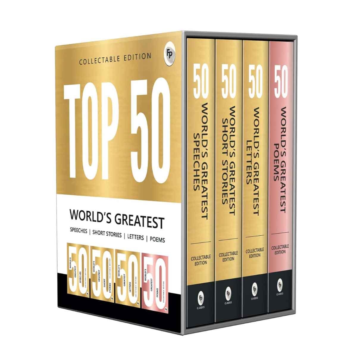 Top 50 World’s Greatest Short Stories, Speeches, Letters & Poems, Collectable Edition by Various - 01-02-2021