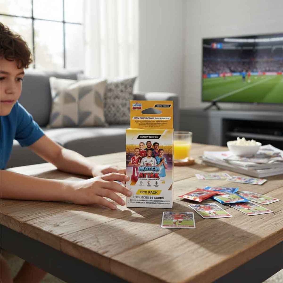 توبس ماتش أتاكس 2025/26 باكيت إيكو – لعبة بطاقات