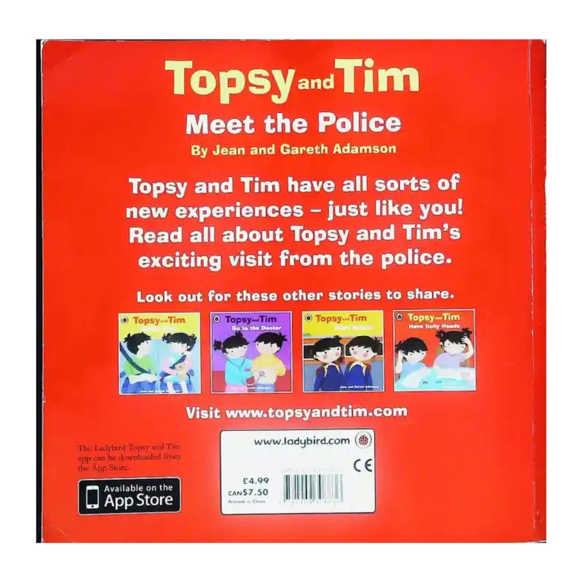 Topsy and Tim: Meet the Police by Jean Adamson - 2 Jun 2011