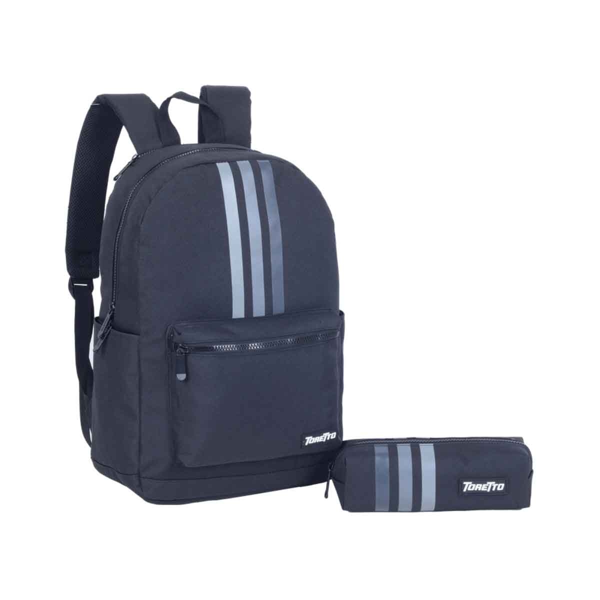 توريتو حقيبة ظهر مدرسية متينة مع مقلمة