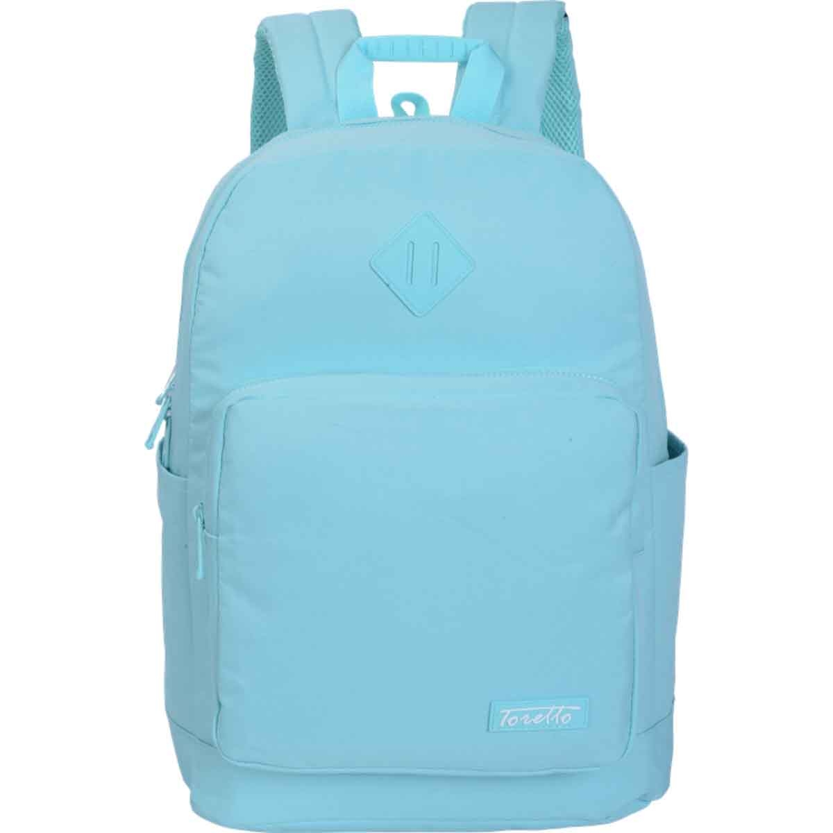 توريتو حقيبة ظهر زرقاء فاتحة مقاس 16 انش مع مقلمة