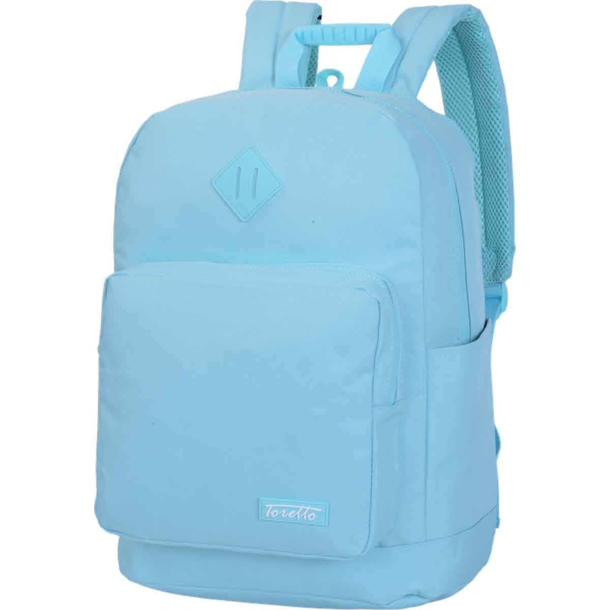 توريتو حقيبة ظهر زرقاء فاتحة مقاس 16 انش مع مقلمة